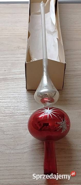 szpic na choinkę PRL Bukowno