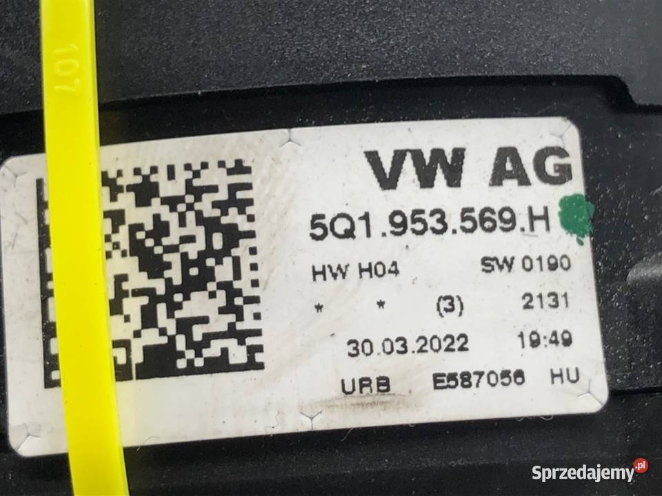 TAŚMA AIRBAG VW PASSAT B8 5Q1953569H Kombi Poduszki powietrzne