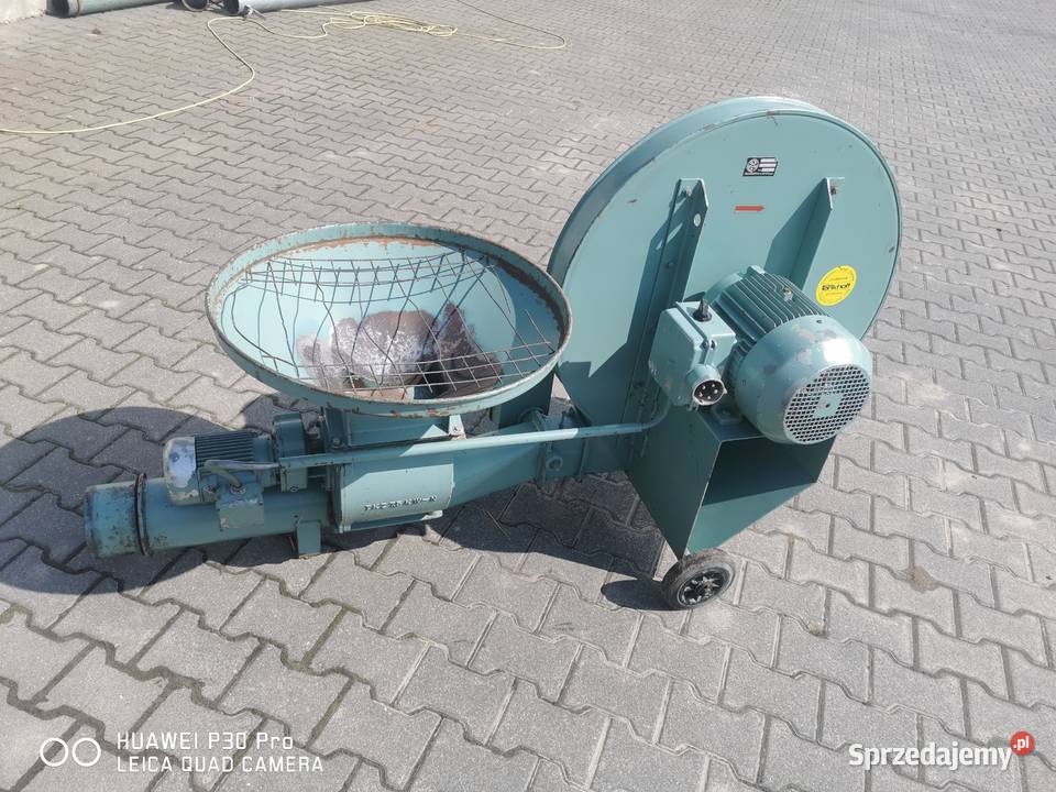 Dmuchawa do zboża Tornado 75 kW z podajnikiem lubelskie Huta-Dąbrowa sprzedam