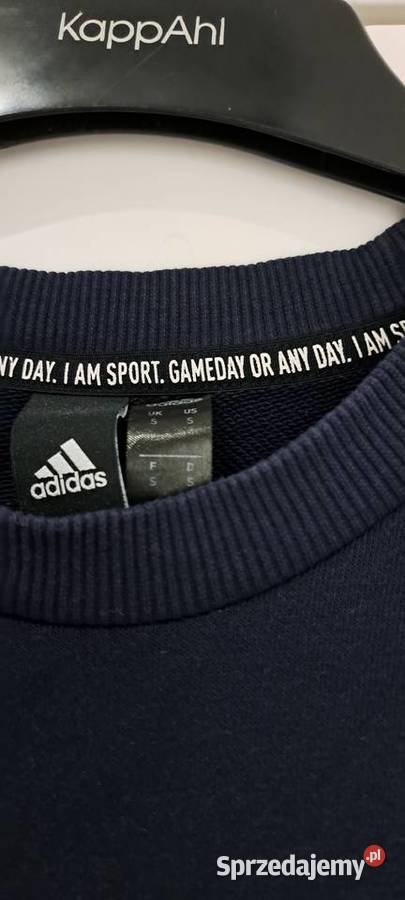 Bluza męska Adidas oryginalna granatowa S chłopiec mazowieckie Ząbki