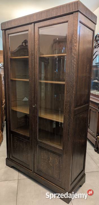 Dębowa bibliotekawitryna secesyjnasklep Dąbrowa Dąbrowa Górnicza