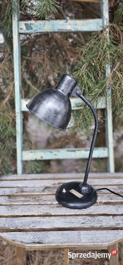 Lampka biurkowa z lat 50tych PRL sprzedam