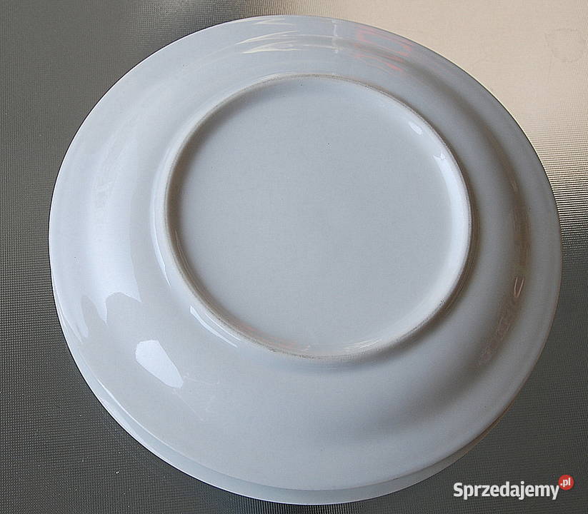 Białe talerze deserowy 185 4 sztuki porcelana Warszawa sprzedam