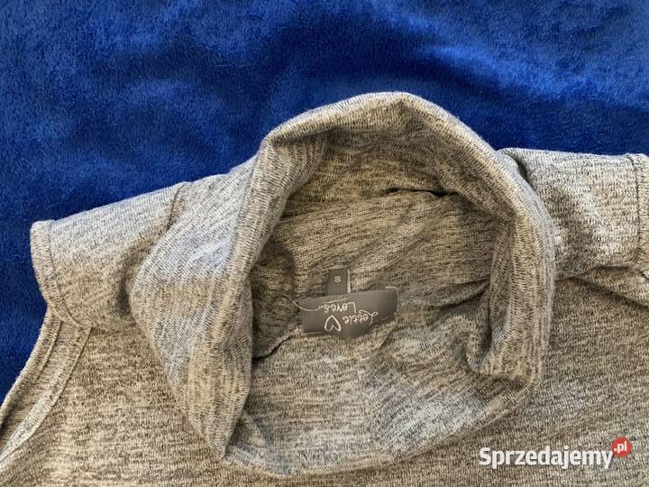 Dzianinowy bezrękawnik z golfem rozmiar S Ząbki