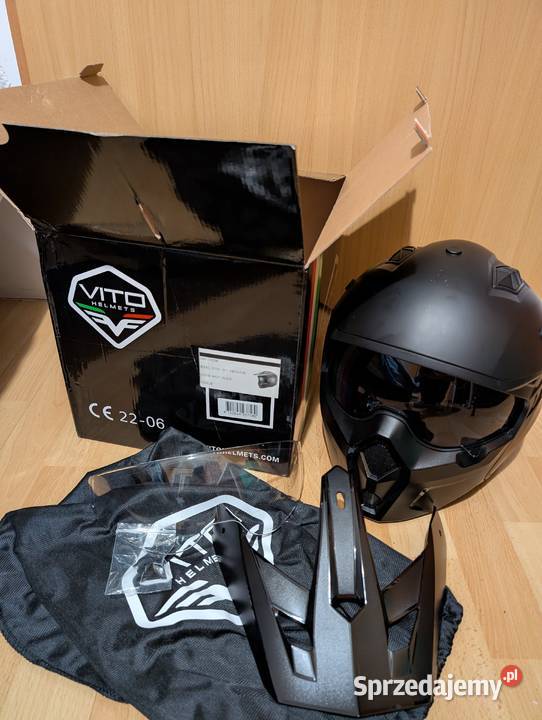 Kask motocyklowy Vito Jet Predator małopolskie