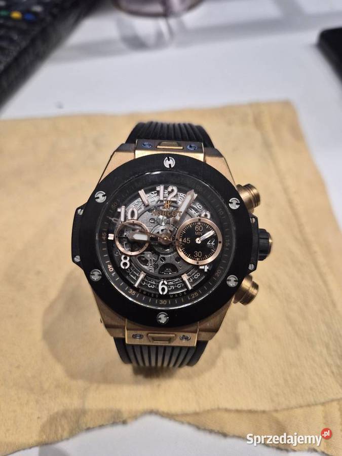 Zegarek Hublot BiG BANG Chronograf Tytan Różowe Męskie pomorskie Rumia