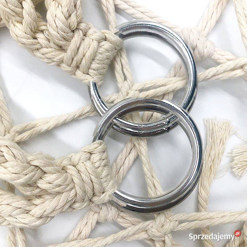 Ażurowa huśtawka ogrodowa fotel wiszący bocianie Poznań