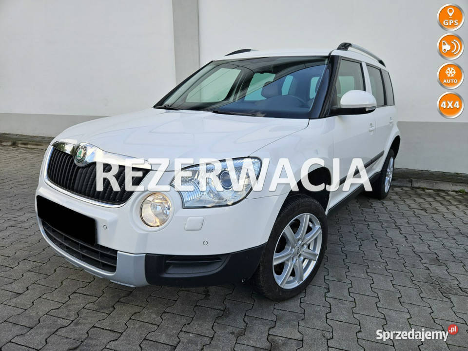 koda Yeti 2o 170 4x4 Nawigacja I 2009 manualna Yeti Rybnik