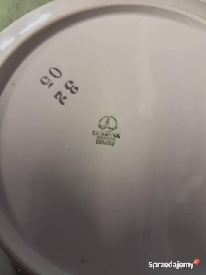 6 małych talerzyków z prlu z wytwórni Lubiana świętokrzyskie Sandomierz