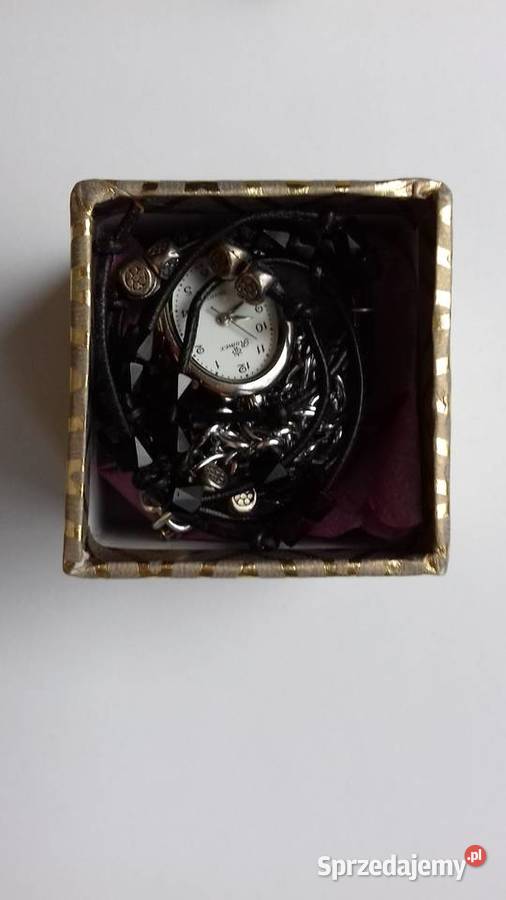 NOWY zegarek kwarcowy bransoletka rękodzieło Ozdoby Warszawa