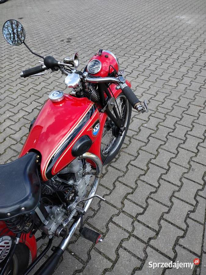 NSU 251 OSL 1938r zarejestrowany zabytek 251cm3 warmińsko-mazurskie Mrągowo sprzedam