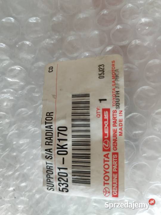 WZMOCNIENIE CZOŁOWE TOYOTA HILUX 20122016 Wożuczyn