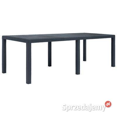 vidaXL Stół ogrodowy 220x90x72 plastikowy Stoły i stoliki ogrodowe Warszawa