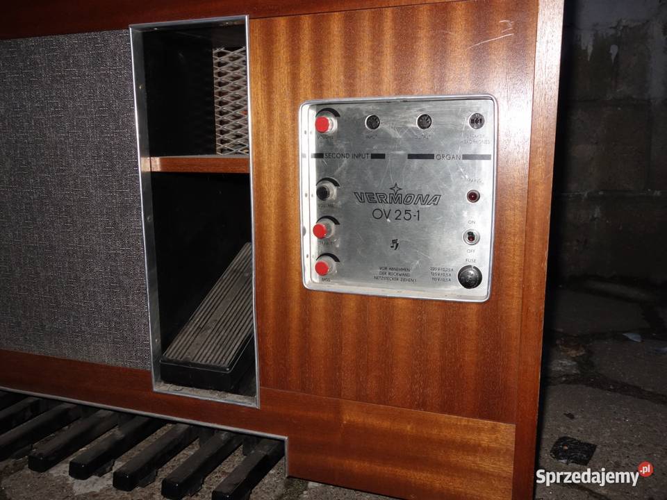 Organy elektroniczne VERMONA OV 251 z ET62 i ER9 Instrumenty klawiszowe i MIDI Tarnowskie Góry