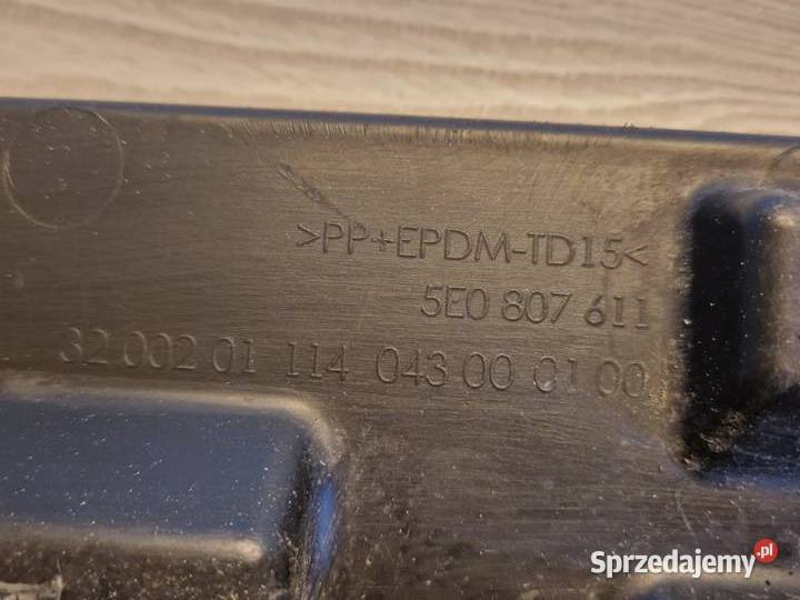 Dokładkaspojler zderzaka Skoda Octavia III5E Kwilcz
