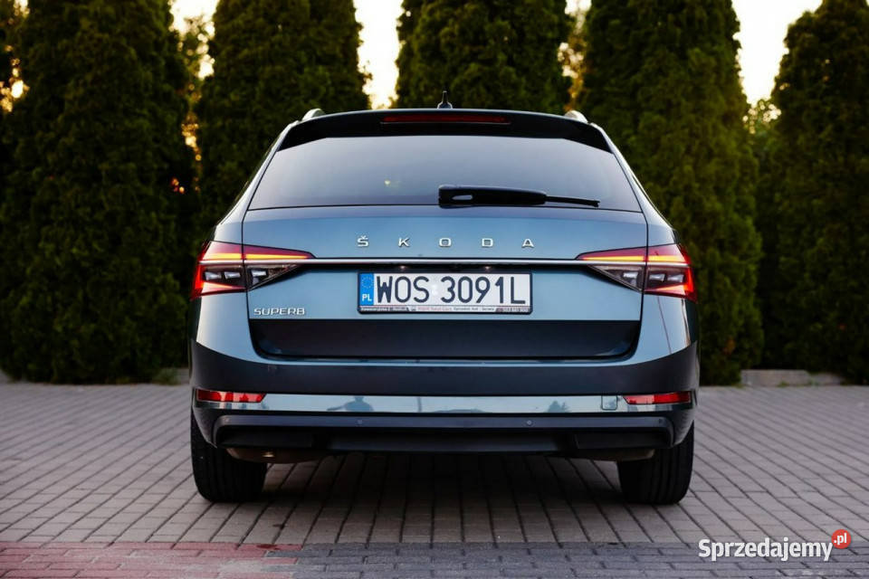koda Superb 20 TSI190AsoSalon PolskaFV23 III elektryczne lusterka Rzekuń sprzedam