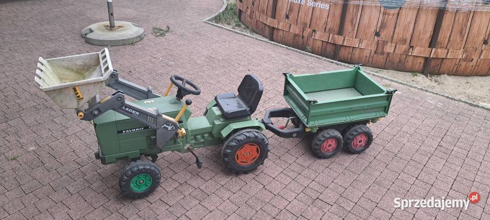 Traktor na pedały przyczepa rolly toys śląskie Przyszowice