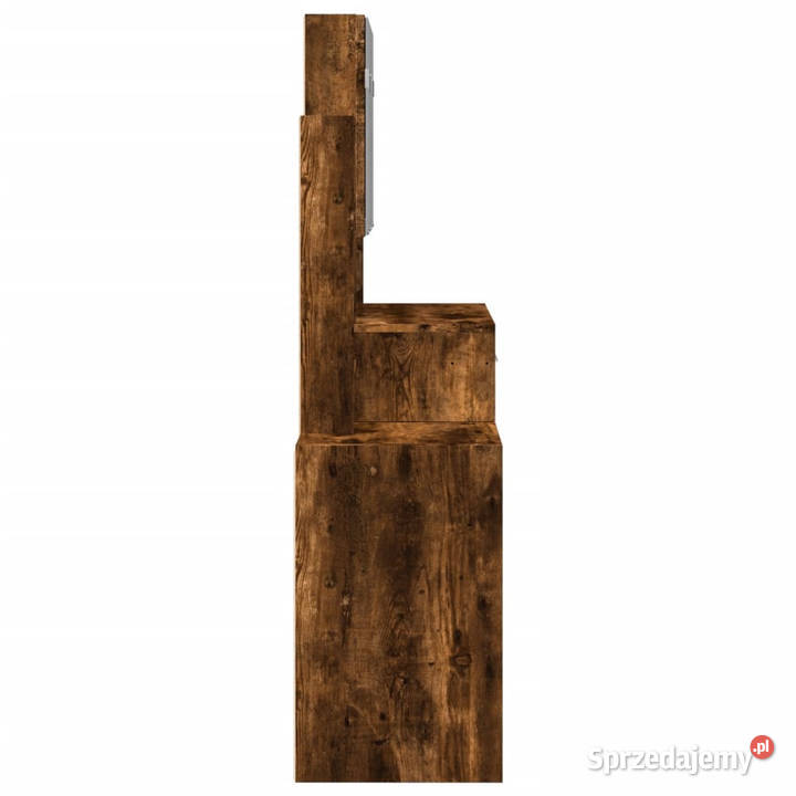 Toaletka z szafką opalany dąb 80x35x132 WM848238