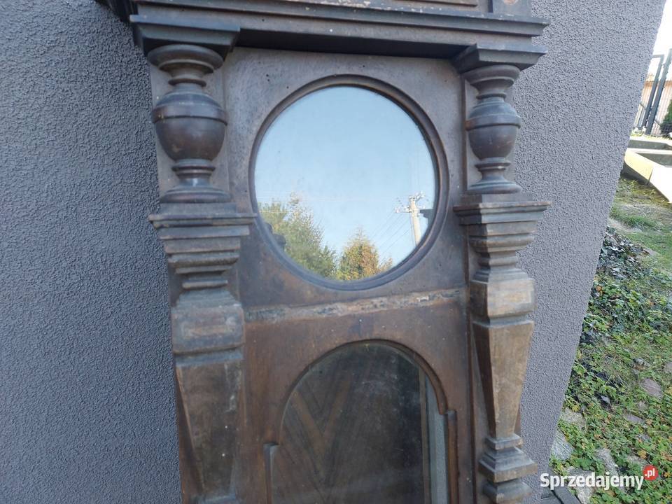 S104 Skrzynia skrzynka obudowa starego zegara Antyki pomorskie Tczew