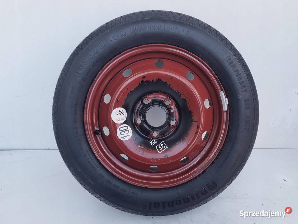 Megane II Scenic II KOŁO ZAPASOWE Zapas 18565 stalowe Rudka