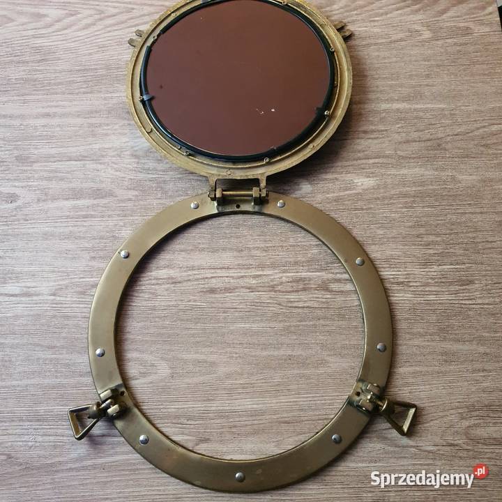 Bulaj lustro okrętowe mosiądz Nowa Sól