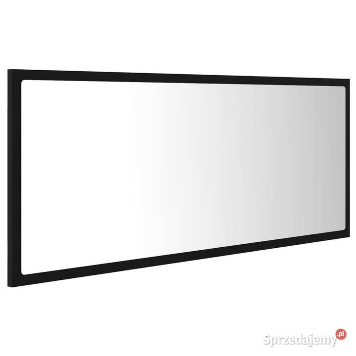 Lustro łazienkowe z LED czarne 100x85x37 akryl Dom i Ogród Warszawa sprzedam