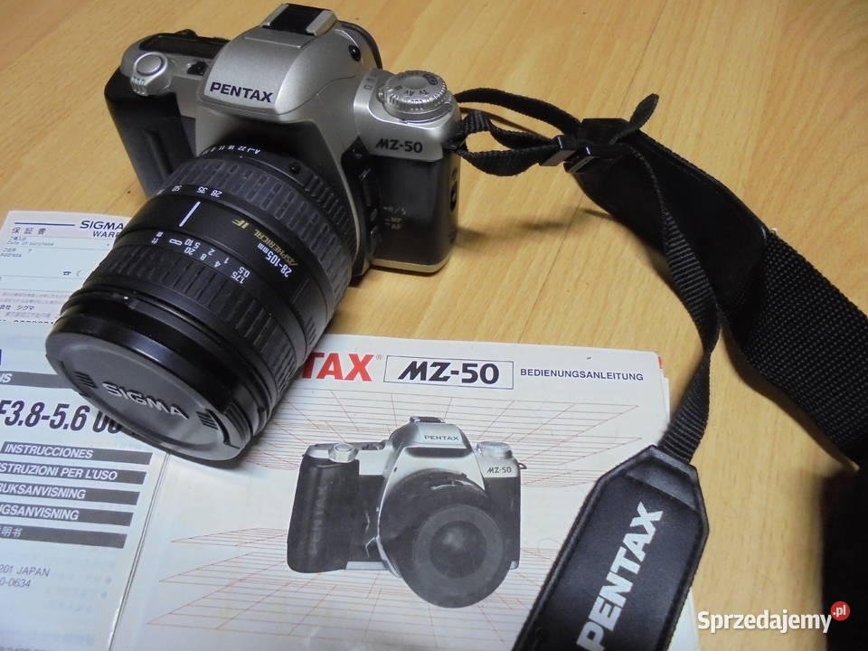 Pentax MZ50 Lustrzanka stan kolekcjonerski z Aparaty Warszawa