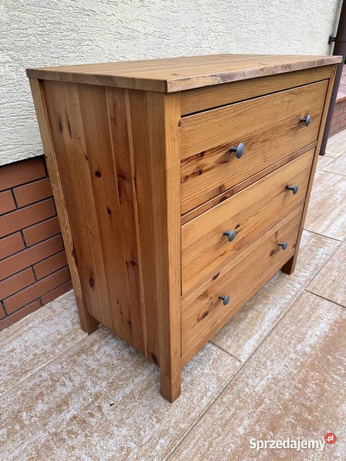 Komoda z szufladami drewniana szafka Ikea Warszawa