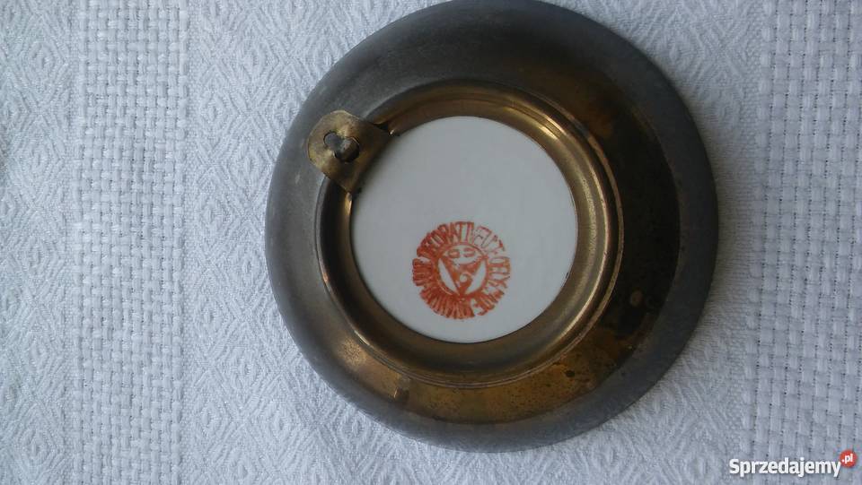 Śliczny talerzyk z pięknym ręcznym wzorem Ceramika i szkło Gdańsk sprzedam