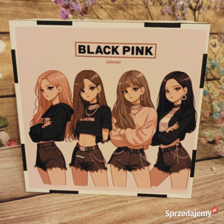 Skarbonka Black Pink z personalizacją ręcznie Kraków