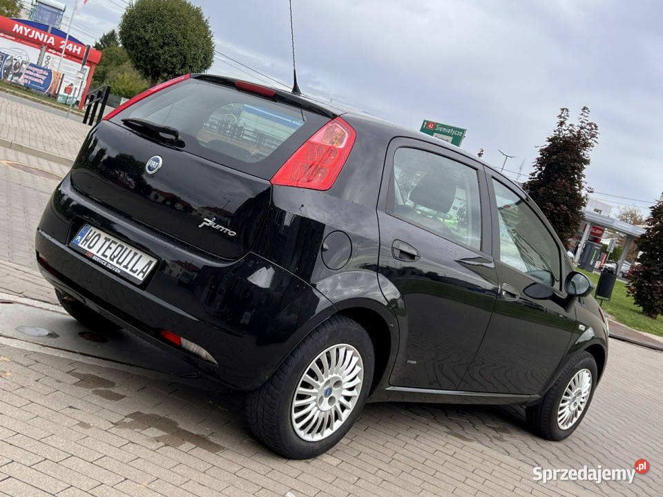 Fiat Grande Punto 14i ACTiVE klimatyzacja czarny Sokołów Podlaski sprzedam