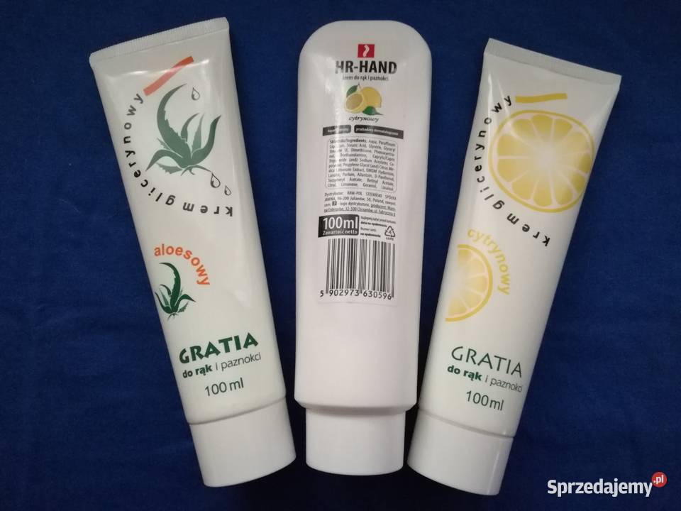 Gratia krem do rąk aloesowy cytrynowy 100ml