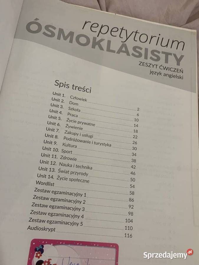 Repetytorium ósmoklasisty zeszyt ćwiczeń Jasło