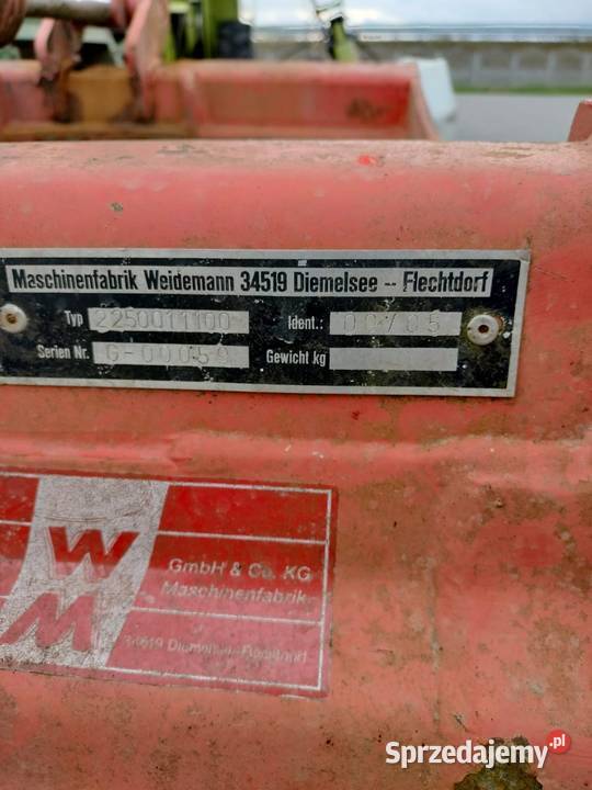 Ładowarka weidemann 932 R Rok produkcji 1997 Nowy Korczyn
