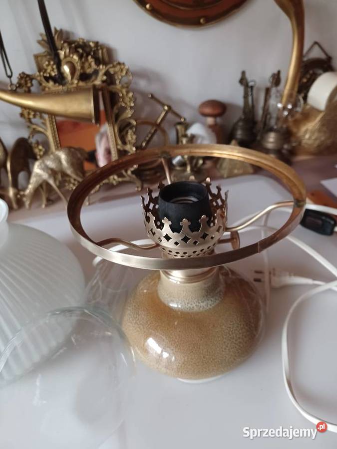 Piękna lampka stołowa z czasów PRL Wałbrzych Poznań sprzedam