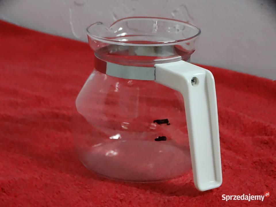 Szklany dzbanek do kawyherbaty 800ml Vintage lubelskie Biłgoraj