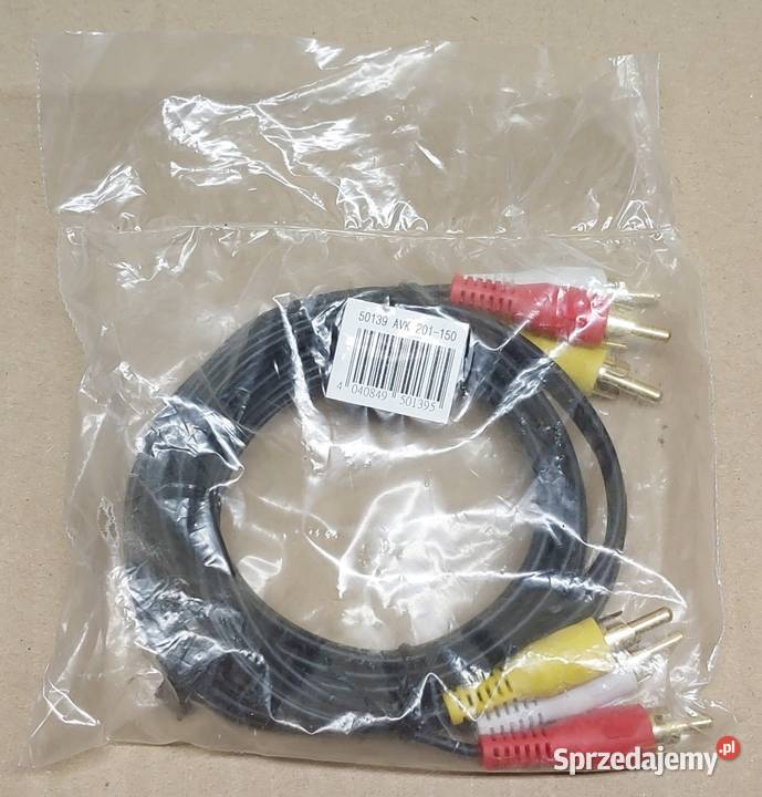 GOOBAY KABEL 3X RCA CHINCH 15M 50139 osobowe Mielęcin