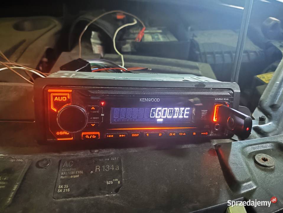 Radio samochodowe 1DIN Kenwood KMM104RY AUXUSB śląskie Niegowonice
