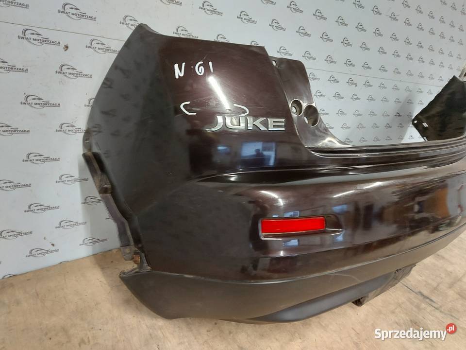 NISSAN JUKE I F15 13r zderzak tył 850221KA6H Zderzaki Kielce