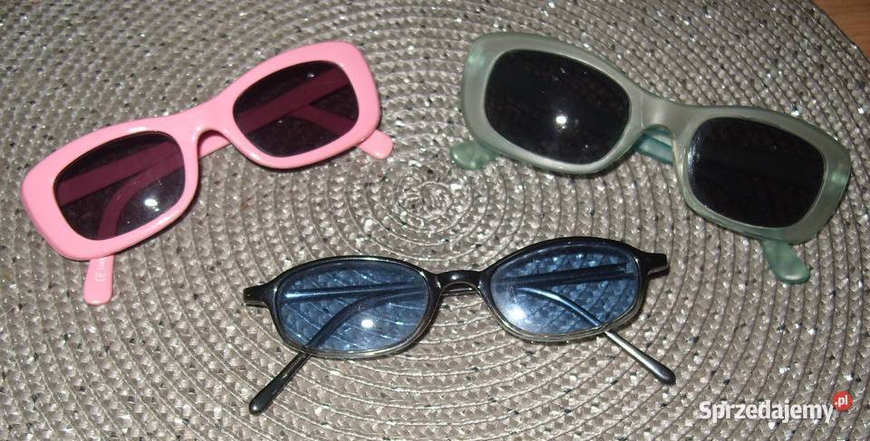 3 x Kolorowe Okulary dziewczęce przeciw Rawicz