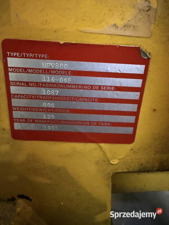 Paleciak Wysokiego Podnoszenia Wózek Paletowy Kłobuck