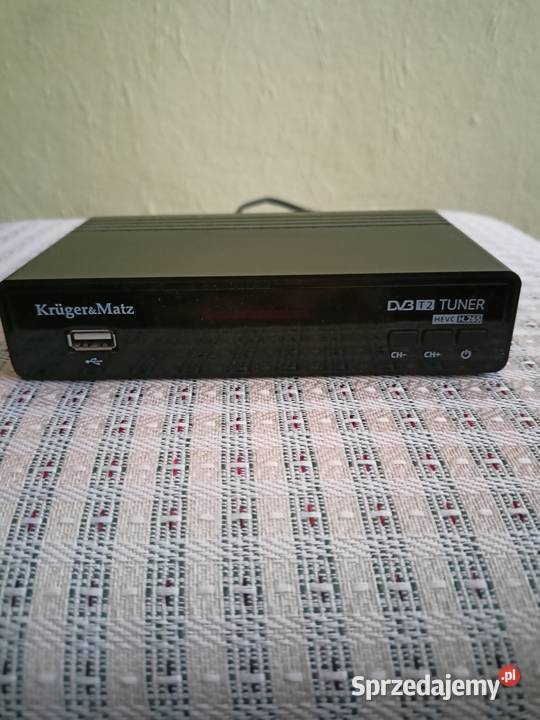 Tuner DVBT2 H265 HEVC KrugerMatz Kłodzko