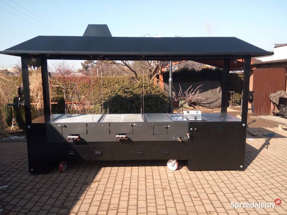 Gastronomiczny grill cateringowy gazowy węglowy