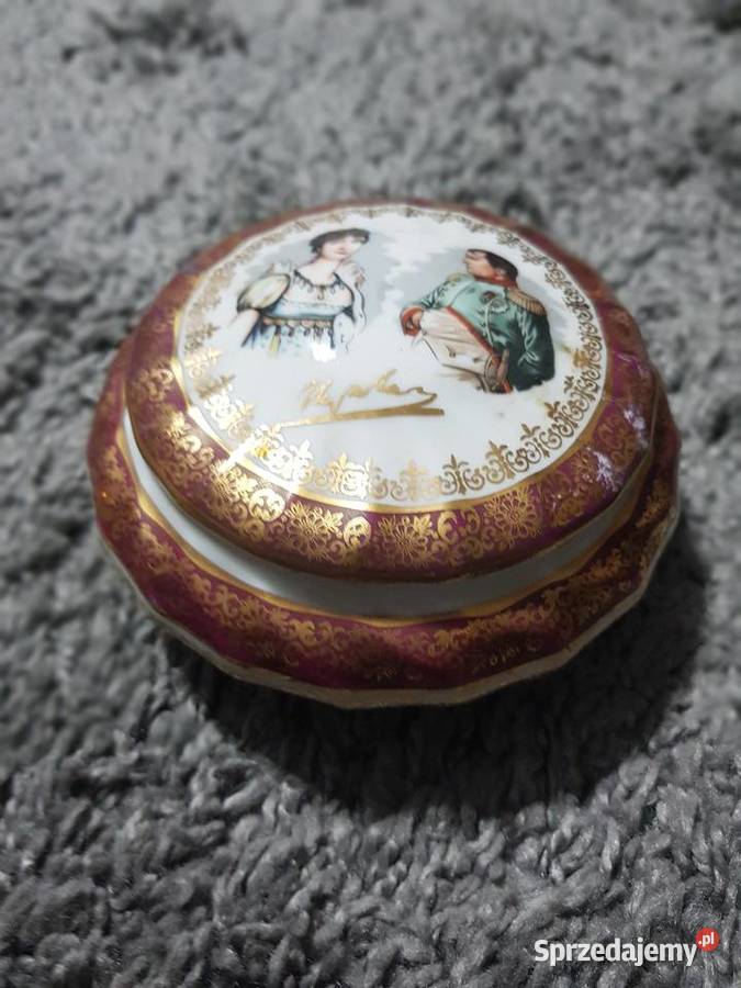 Puzderko szkatułka porcelana francuska De Lux Wola Podłężna sprzedam
