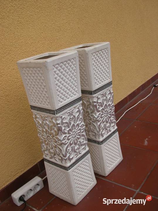 Piękny wazon glamour ceramika 2 sztuki Gorzów Wielkopolski