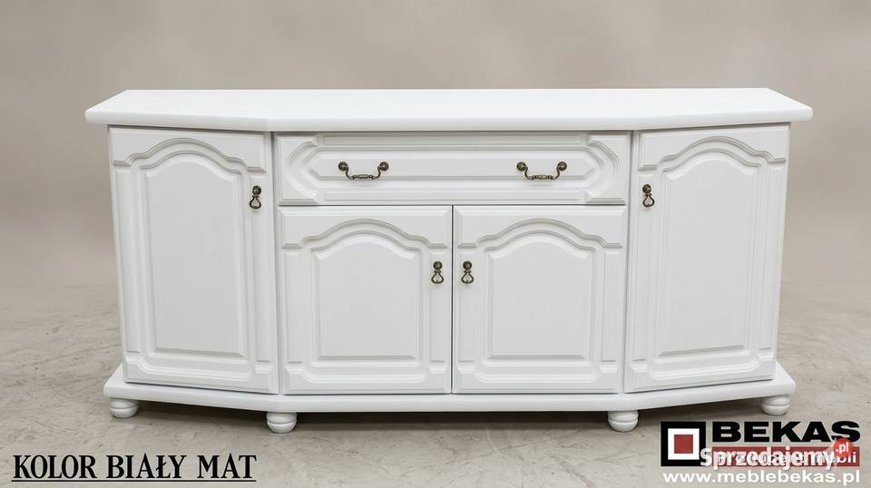 Wanilia Witryna Barek 181 Dąb Kremowy Ecru Blat Ełk