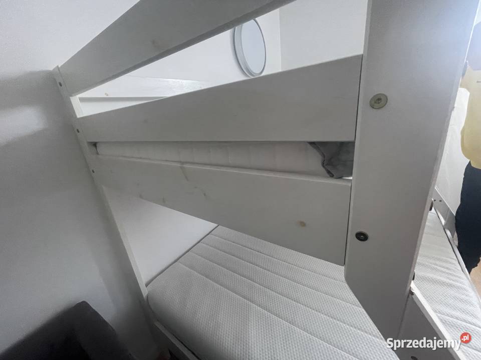 Łóżko piętrowe 140200 materac