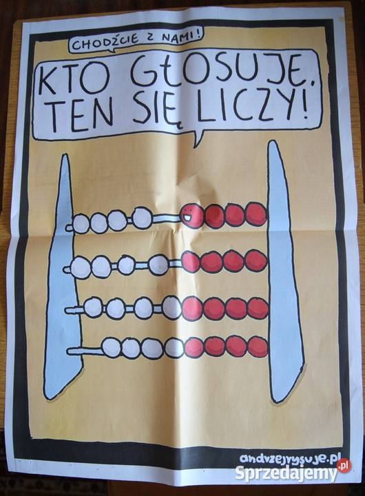 Plakat Andrzej Mleczko Gazeta Wyborcza Parczew