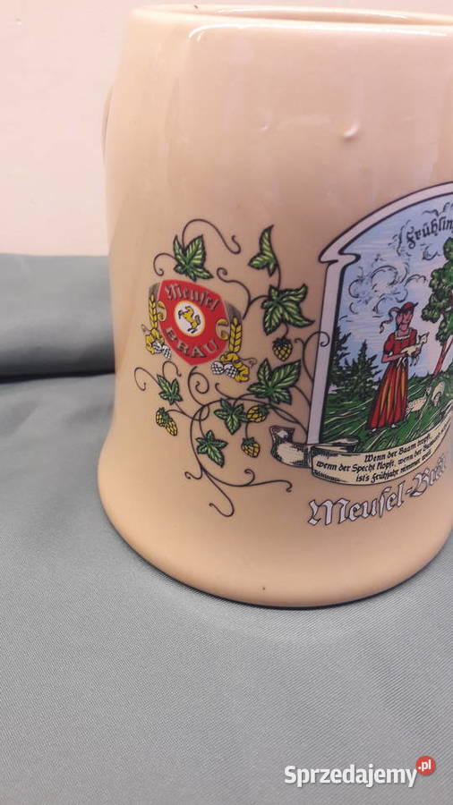 Kufel do piwa ceramiczny Meufel Brau Głuchołazy