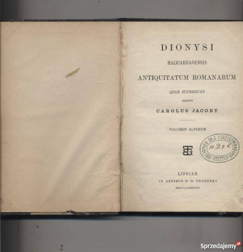 Antiqitatum Romanorum volalterum Szczecin